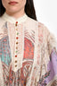Zimmermann Cream Printed Rhiannon Billow Mini Dress Size 2