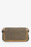 Pre-loved Chanel™ 2004-05 Gold Metallic Leather Triple Chain Flap Bag