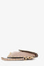 Valentino Beige Leather Rockstud Envelope Clutch