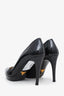 Prada Black Patent Leather Platform Pumps Size 36