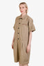 Vis A Vis Beige Utility Romper Size 4