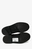 Roger Vivier Black Leather Crystal Embellished Buckle Combat Boots Size 36