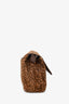 Bottega Veneta Vintage Leopard Print Pony Hair Flap Bag