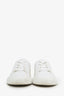 Hermès White/Yellow Leather Deep Sneaker Size 36