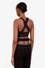 Louis Vuitton Black Criss Cross Bra Top Size 34