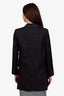 Max Mara Dark Denim Double Breasted Blazer Size US 1