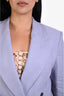 Brunello Cucinelli Lilac Linen Blend Blazer Size 42