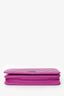 Pre-loved Chanel™ 2014-2015 Purple Quilted Lambskin Coco Boy Wallet on Chain