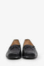 Salvatore Ferragamo Black Leather Bow Heeled Loafer Size 6