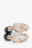 Gucci Black/Silver Satin Embellished Heels Size 38.5