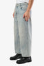Louis Vuitton Light Wash Blue Denim Wide Leg Jeans Size 30 Mens