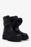 Stuart Weitzman Black Leather Quilted Panelled Boots Size 9