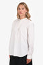 Sofie D'Hoore White Cotton Mandarin Collar Shirt Size 44