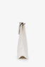 Pre-loved Chanel™ 2014 White Quilted Lambskin Delivery Cutout 2way Bag