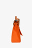 Hermès 2015 Orange Canvas and Leather Herbag 31