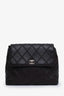 Pre-loved Chanel™ 2000-02 Brown Quilted Leather CC Kelly Top Handle Shoulder Bag