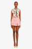 Love Shack Fancy Pink Tiered Tulle Mini Skirt Size 0