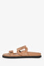 Hermès Brown Suede 'Extra' Sandals Size 38