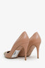 Valentino Nude/Black Leather Patent Rockstud Pumps Size 37