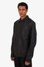 Loro Piana Black Calfskin Leather Reversible Jacket Size L Mens
