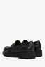 Mocassins Valentino en cuir noir avec logo V, taille 36