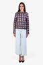 AG Light Blue Saige Wide Leg Crop Jeans Size 27