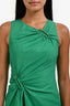A.L.C. Green Linen Blend Cut Out Sleeveless Mini Dress Size 2