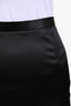 Dolce & Gabbana Black Satin Pencil Skirt Size 40