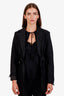 Dion Lee Black Cut-out Knot Blazer Size 4