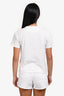 Hermès White Cotton Brides de Gala T-Shirt Size 34