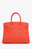 Hermès 2015 Capucine (9T) Togo Leather Birkin 30 with PHW