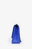 Pre-loved Chanel™ 2010 Electric Blue Lambskin Leather Jumbo Flap