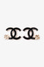 Pre-loved Chanel™ Gold Tone Interlocking CC Clover Stud Earrings