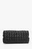 Bottega Veneta Dark Brown Leather Intrecciato Small Andiamo Shoulder Bag