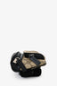 Gucci Black/Beige GG Supreme Belt Bag