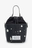 Maison Margiela Black Leather Paint Splatter Crossbody Bag