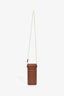 Celine Brown Leather Rope Sunglass Pouch