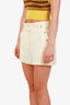 Veronica Beard Yellow Buttoned Shorts Size 6