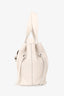 Weekend Max Mara White Leather Shoulder Bag With Pouch