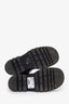 Bottega Veneta Black Leather Lug Boots Size 37