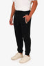 Burberry Black Barns Icon Stripe Sweatpants Size M Mens