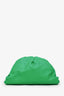 Bottega Veneta Emerald Green Leather Medium Classic Pouch