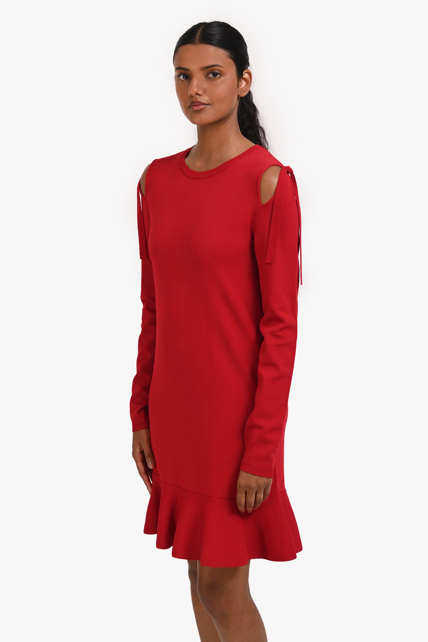 RED VALENTINO ノースリーブオールインワン Red Valentino Red Knit Long Sleeve Mini Dress Size XS – Mine & Yours