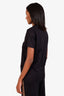 Moncler Black Cotton Logo T-Shirt Size S