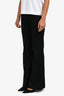 Nili Lotan Black Wide Leg Trousers Size 4