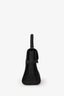 Delvaux So Black Grained Calfskin Leather Tempete PM Satchel Bag with Top Handle