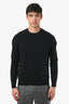 Givenchy Black Cotton Star Detail Sweater Size M