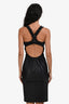Alexander Wang Black Ruffle Hem Mini Dress Size XS