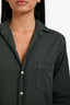 Frank & Eileen Green Cotton Rory Maxi Shirt Dress Size XXS