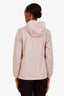 Moncler Pink Nylon Zip-Up Windbreaker Size 0